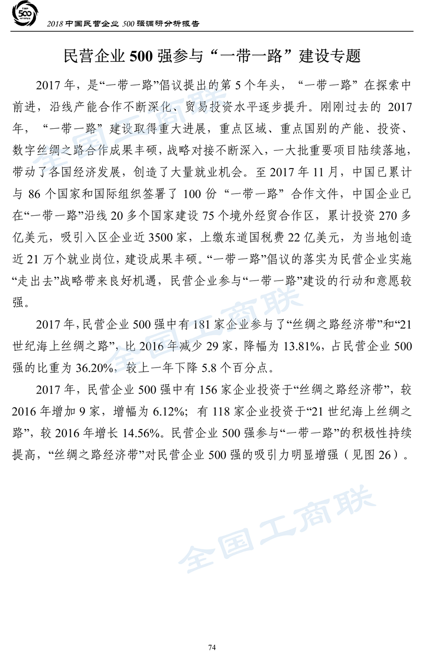 2018中国民营企业500强调研分析报告-77